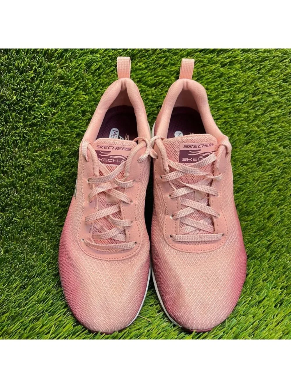 Skechers Skech Air Element Womens Size 7 Pink Athletic Running Shoes Sneakers